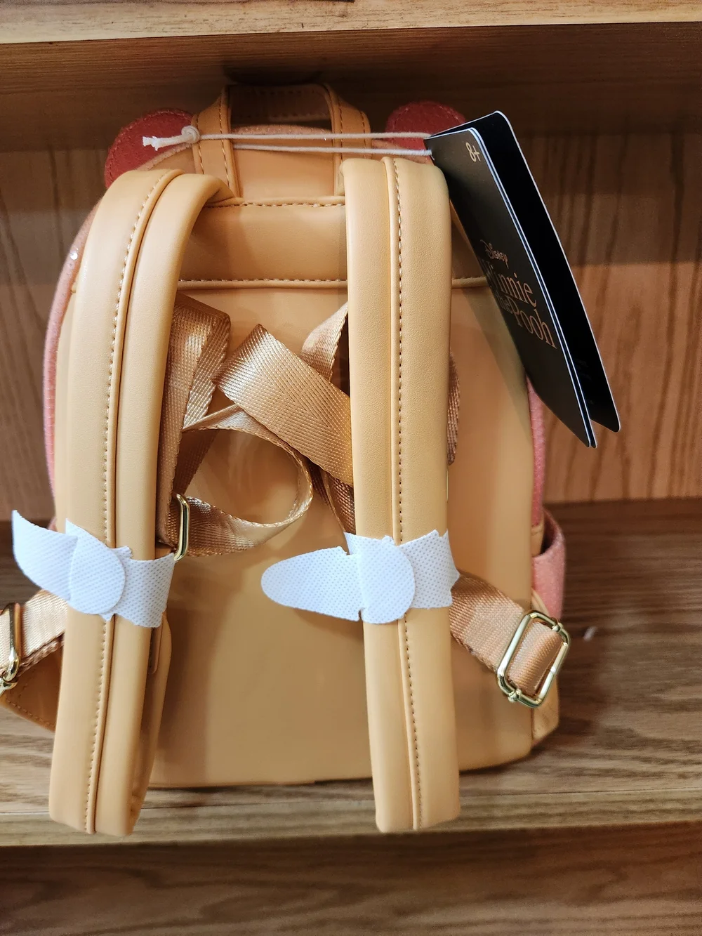 Disney Loungefly Hard Tad Winnie the Pooh Mini Backpack with Gold Hardware